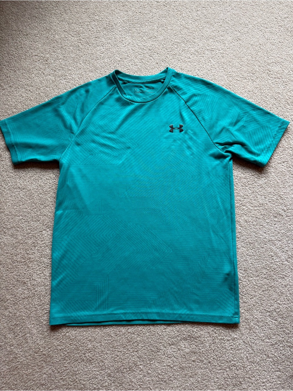 Under Armour Men’s Teal Short-Sleeve Athletic Tee